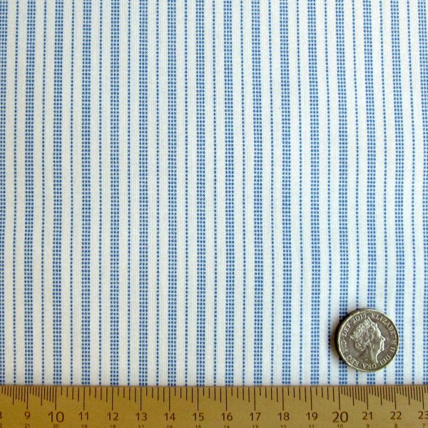 TEA TOWEL BASICS : Cookie Stripe Blue - 130062