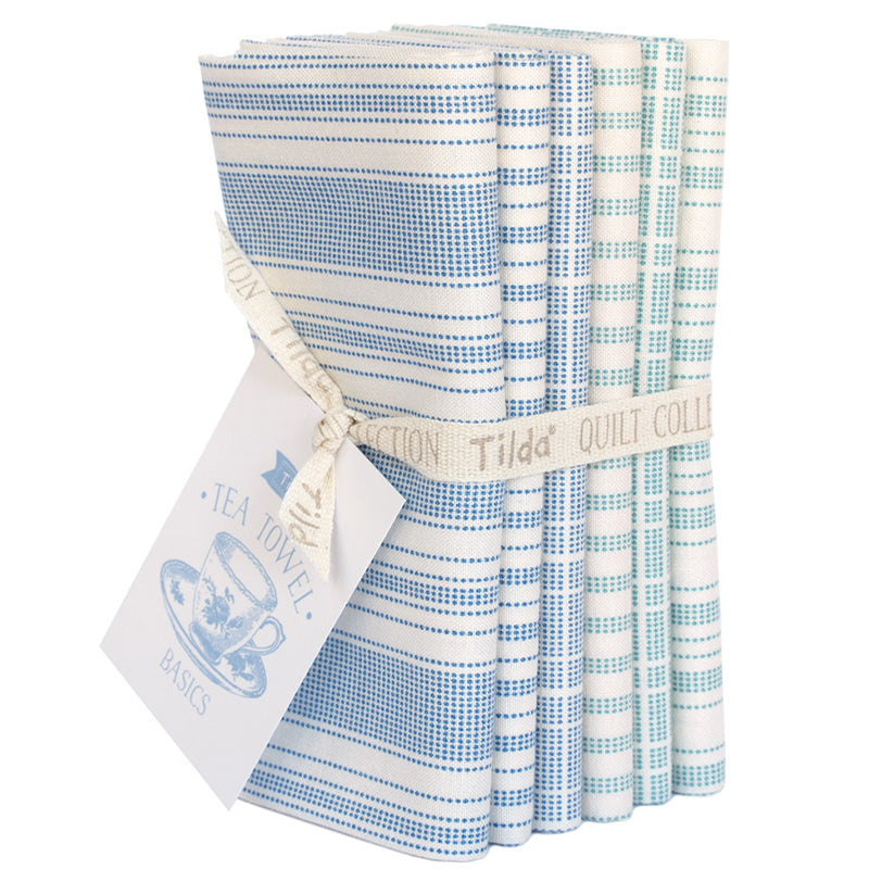 TEA TOWEL BASICS:バンドル_Blue/Teal-300045