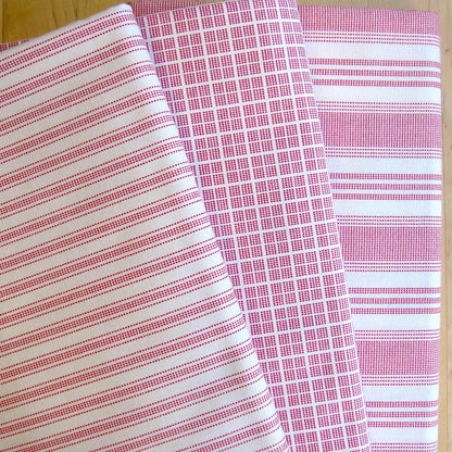 TEA TOWEL BASICS:バンドル_Red/Plum-300046