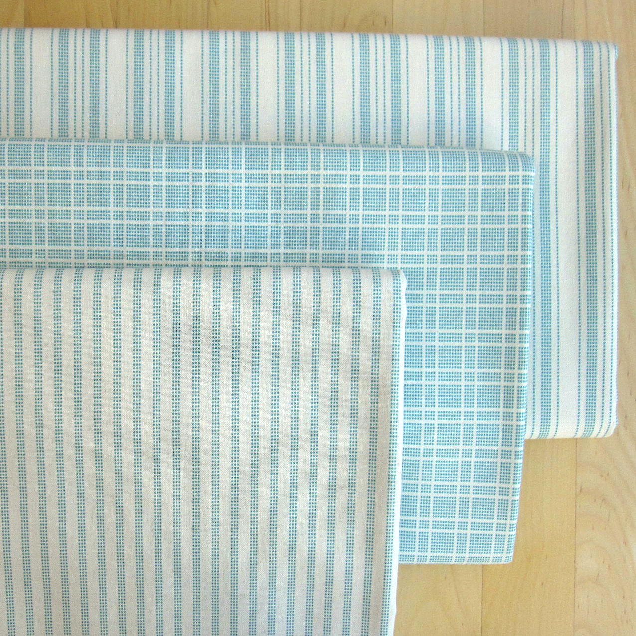 TEA TOWEL BASICS : Spungecake Stripe Teal - 130066